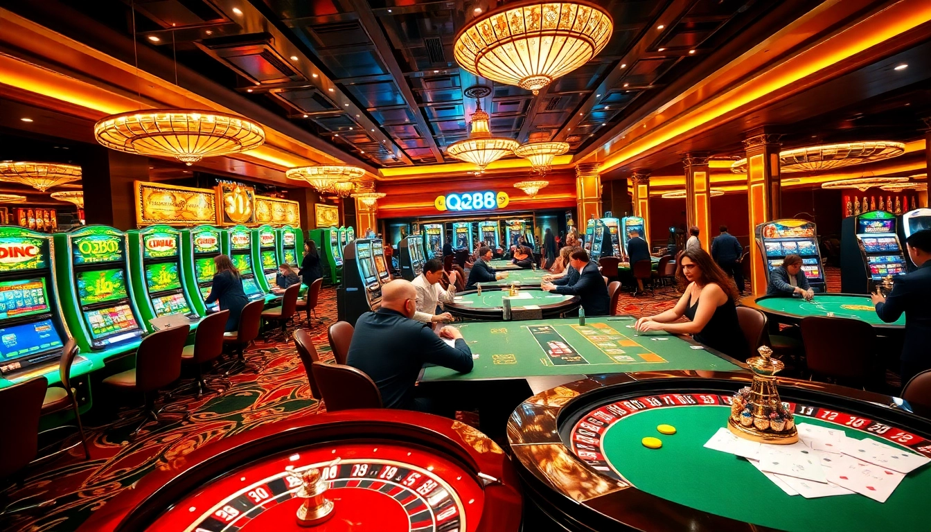 Experience the thrill of casino gaming with qq88 com at vibrant tables filled with excitement and top-tier bets.
