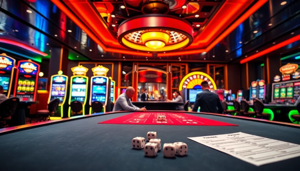 DR88 players engaging in an exciting gaming experience at a luxurious casino table.