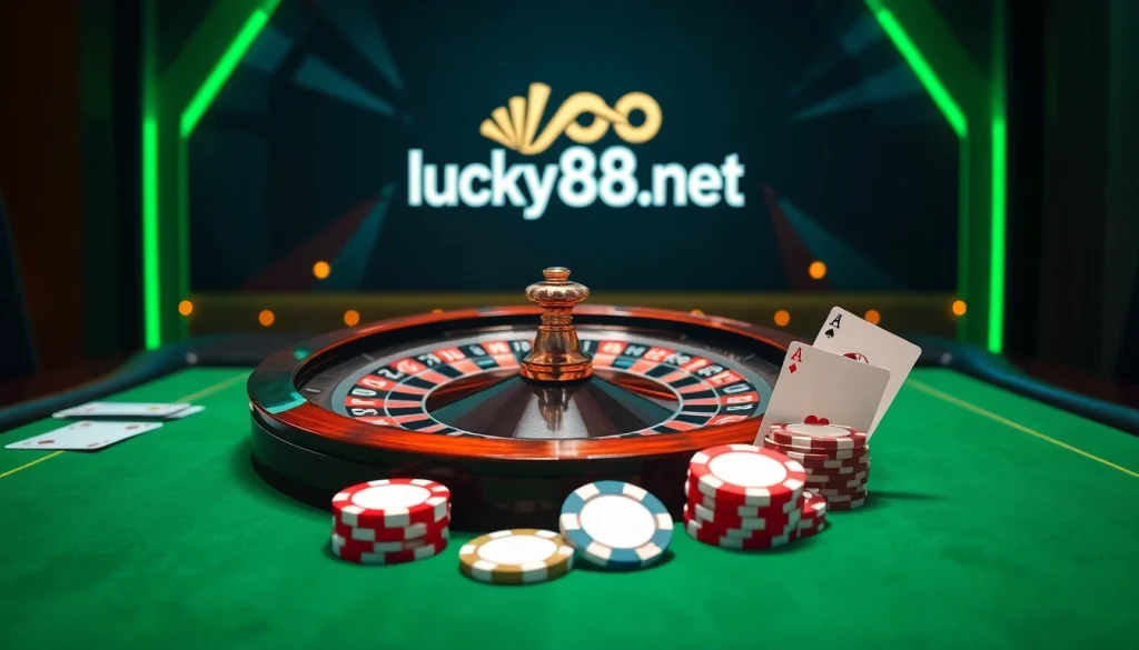 Experience the thrill of online gambling at lucky88vi.net with luxurious casino elements.
